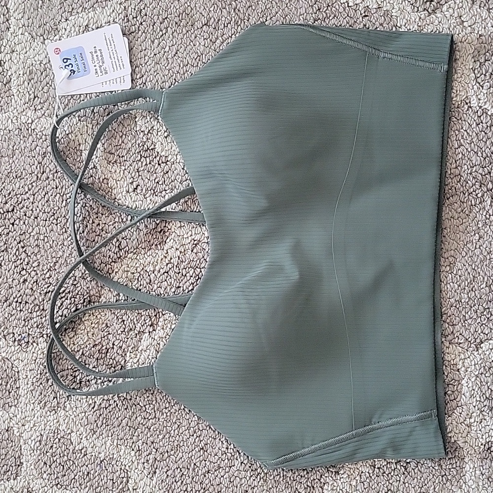 Lululemon like a cloud long line bra b/c ribbed